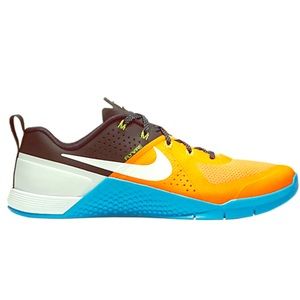 RARE Nike Men's Metcon 1 Total Orange Blue Lagoon